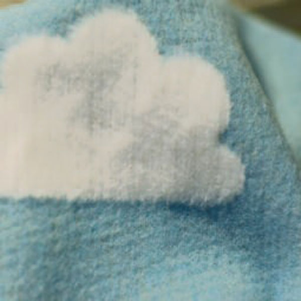 Hello Kitty Plush Blanket - Happy Clouds