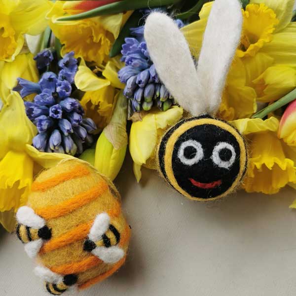 Bumble Bee Felt Decoration