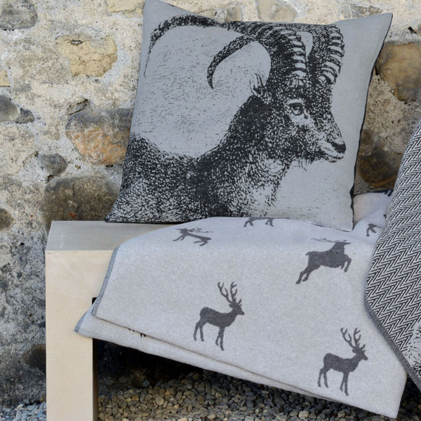 Silhouette Stag Throw