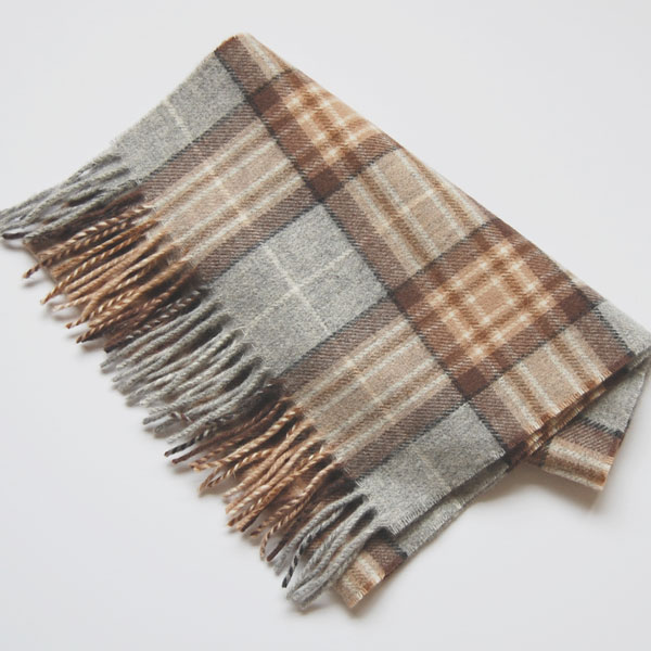 Classic Check Scarf from Indigo and Rose